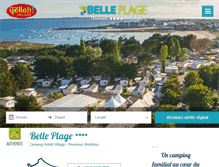 Tablet Screenshot of camping-belleplage.com